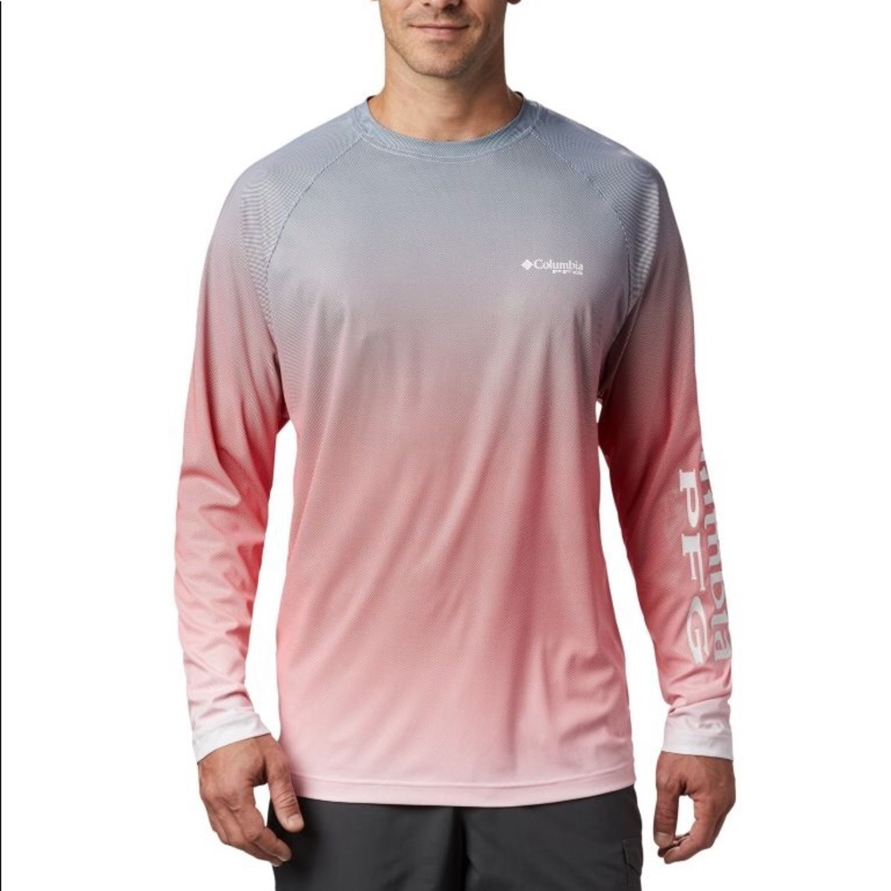 PFG solar shade printed long sleeve, nwt, large